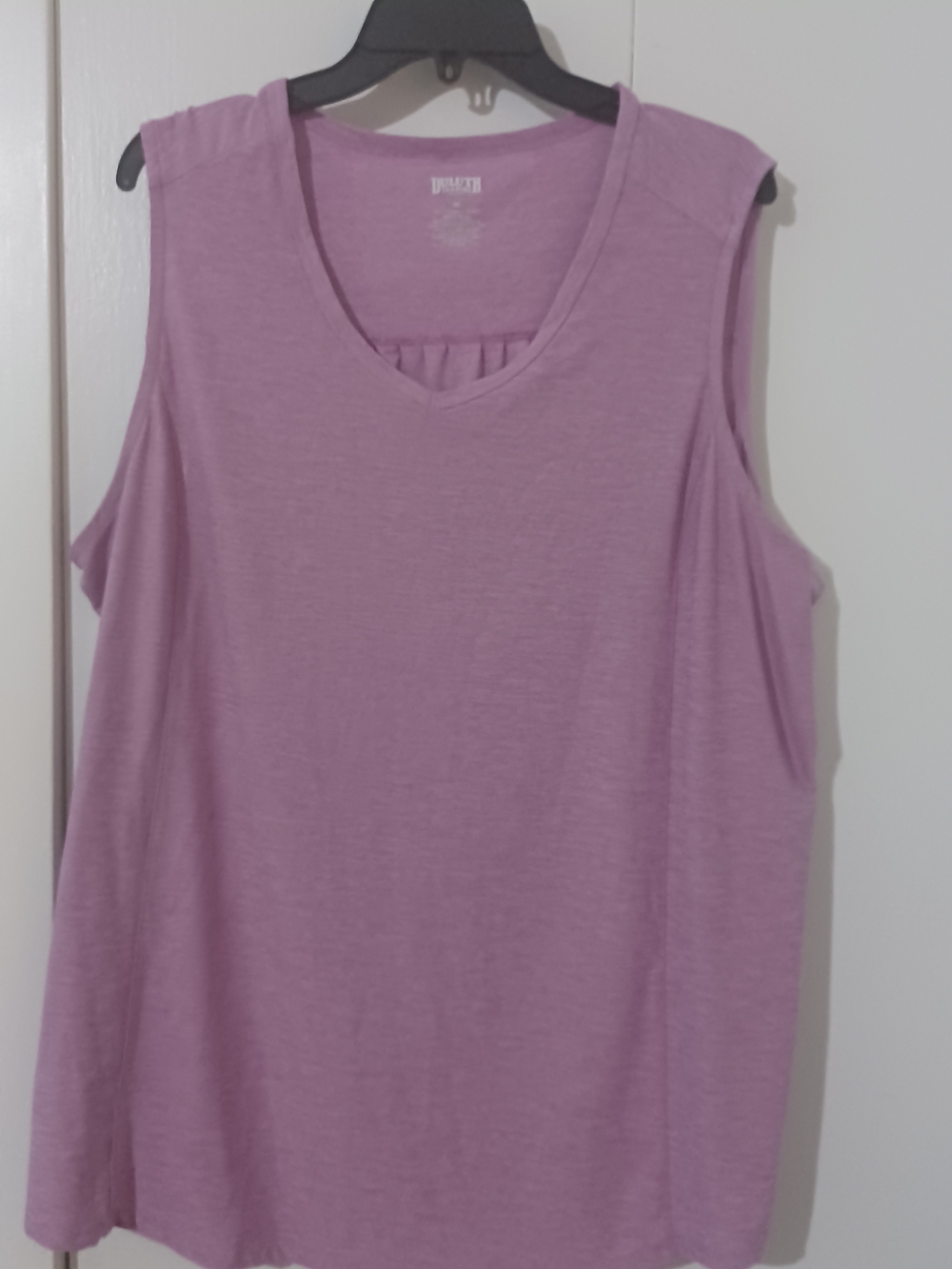 Duluth Trading Co Lavender Sleeveless V-Neck Tank